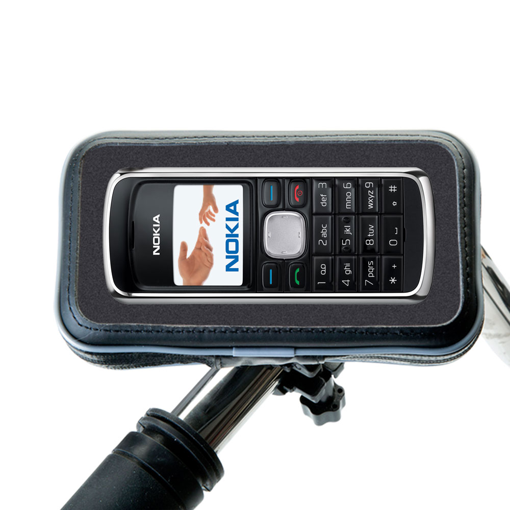 Weatherproof Handlebar Holder compatible with the Nokia 2135 2320 2330