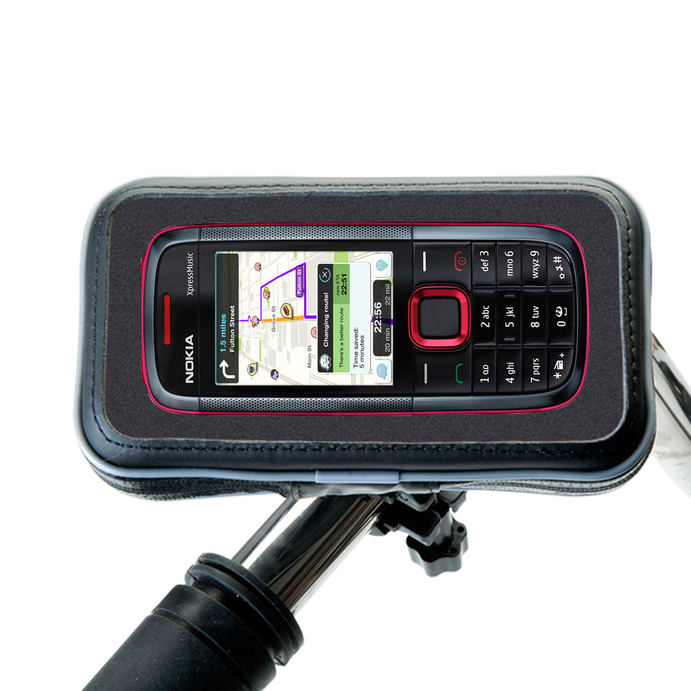 Weatherproof Handlebar Holder compatible with the Nokia 5130 5220 5300 5310