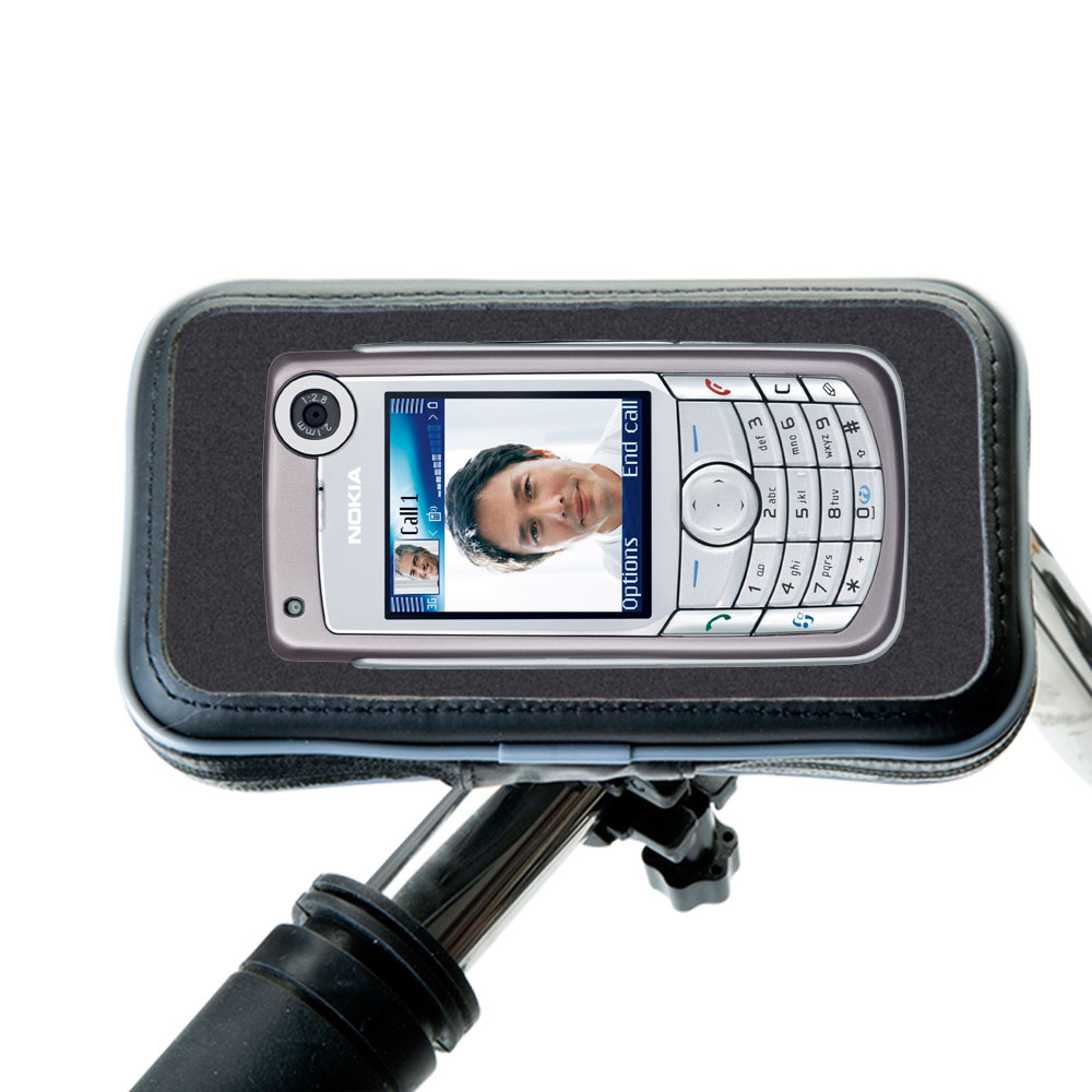 Weatherproof Handlebar Holder compatible with the Nokia N75 N79