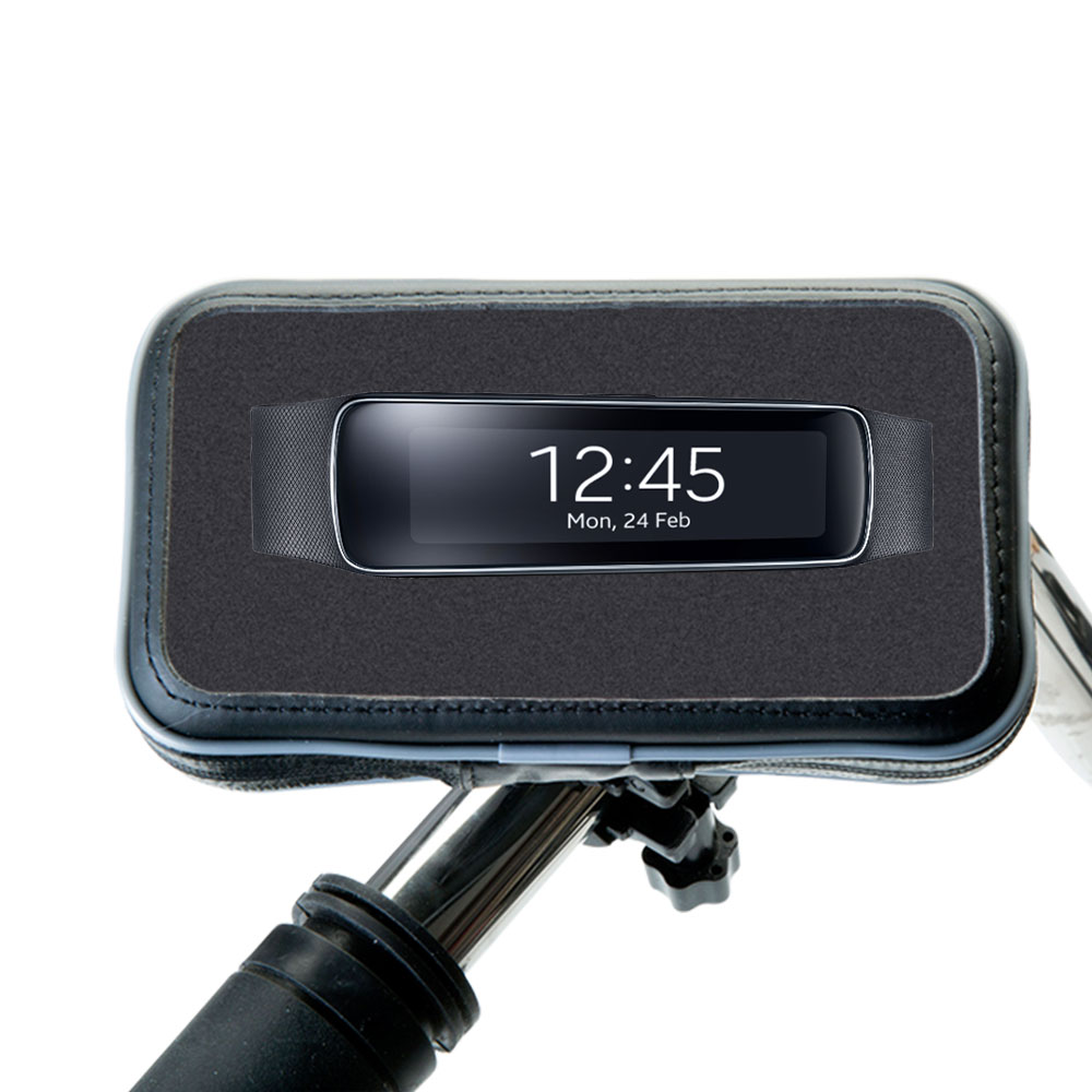 Weatherproof Handlebar Holder compatible with the Samsung Fit