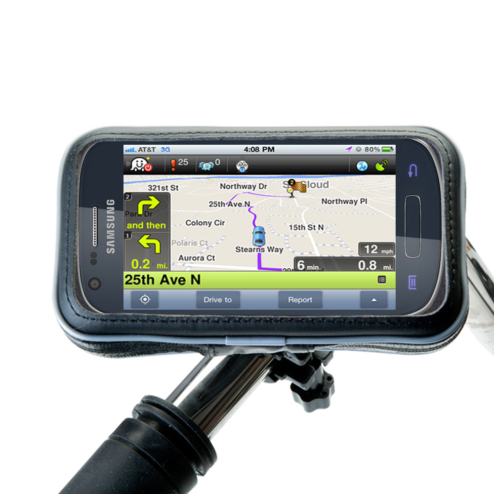 Weatherproof Handlebar Holder compatible with the Samsung Galaxy Ring