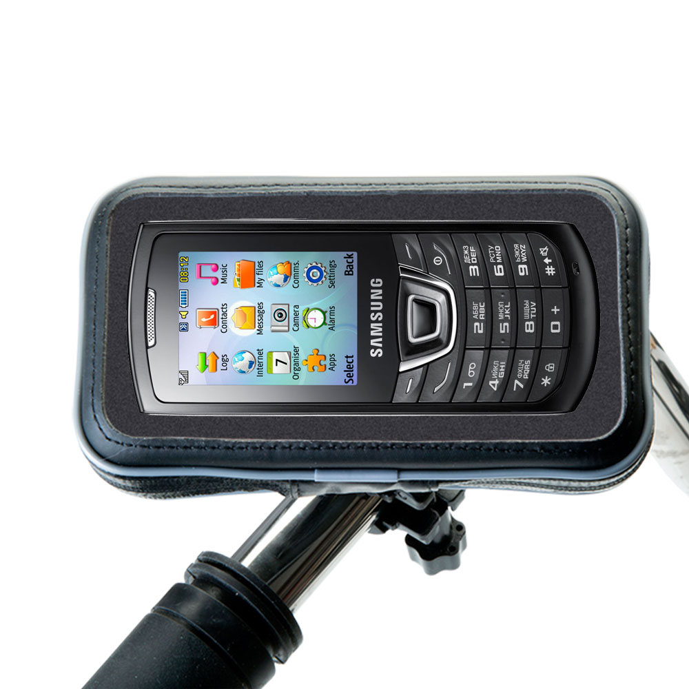 Weatherproof Handlebar Holder compatible with the Samsung GT-C3200