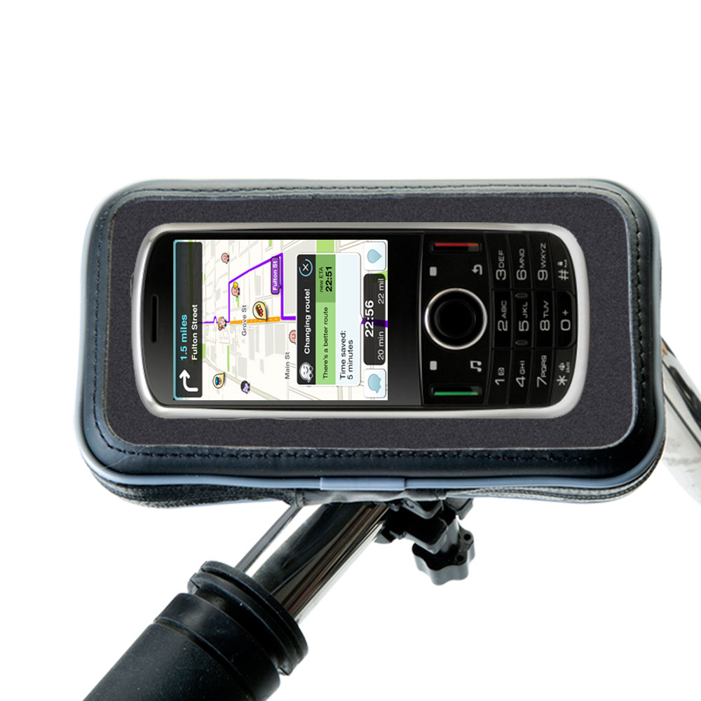 Weatherproof Handlebar Holder compatible with the ZTE E520