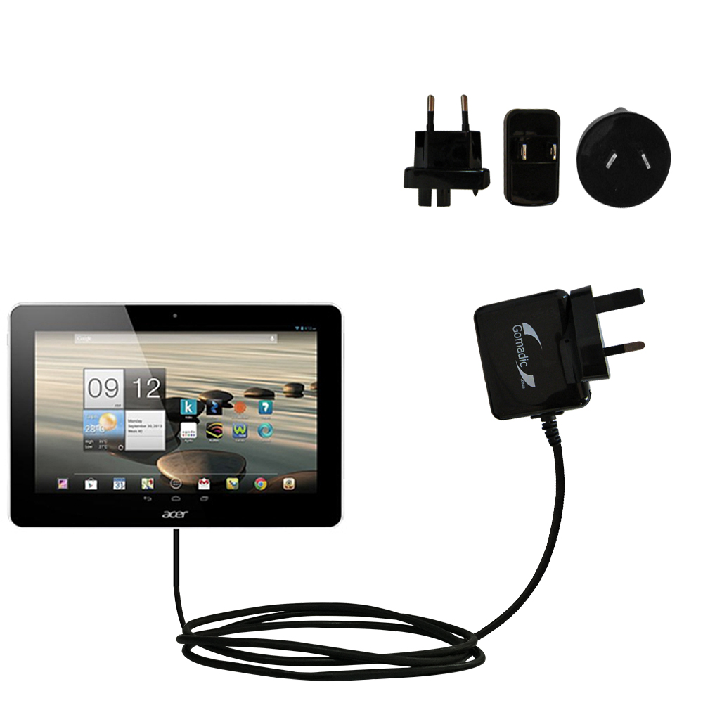 International Wall Charger compatible with the Acer Iconia A3