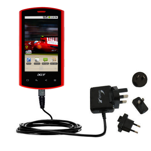 International Wall Charger compatible with the Acer Liquid E