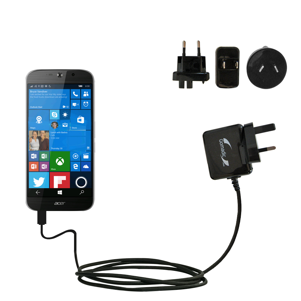 International Wall Charger compatible with the Acer Liquid Jade Primo