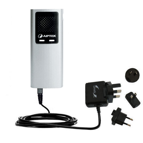 International Wall Charger compatible with the Aiptek PocketCinema T30 T20