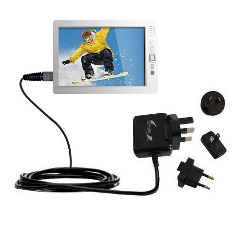 International Wall Charger compatible with the Aluratek  APMP101F Video Player