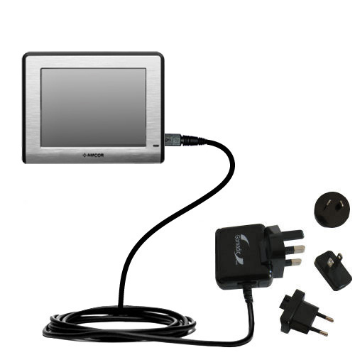 International Wall Charger compatible with the Amcor Navigation GPS 3750
