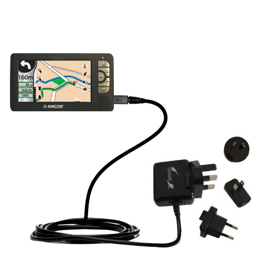 International Wall Charger compatible with the Amcor Navigation GPS 5600