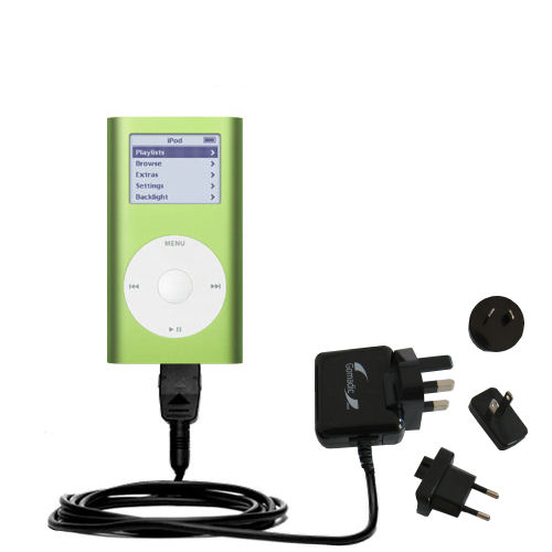 International Wall Charger compatible with the Apple iPod Mini