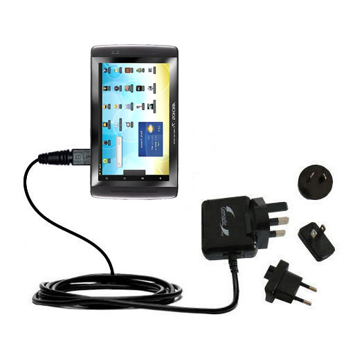 International Wall Charger compatible with the Archos 101 Internet Tablet