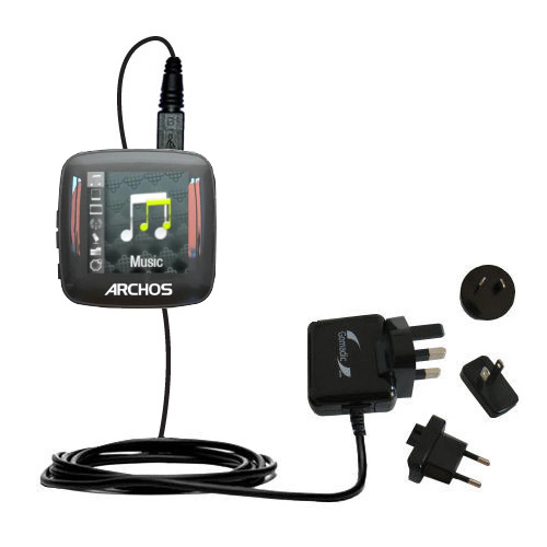 International Wall Charger compatible with the Archos 14 Vision A14VG