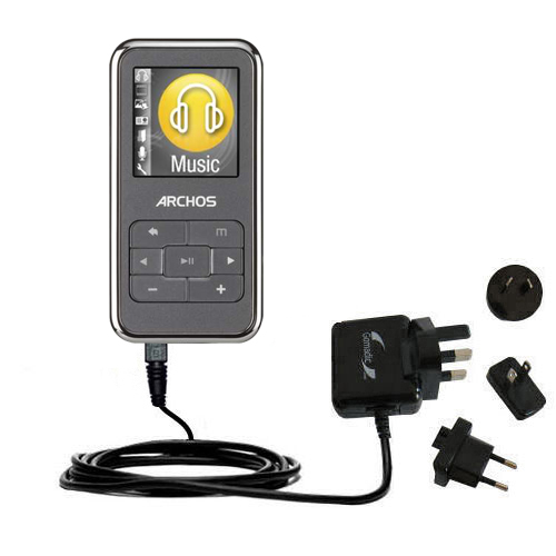 International Wall Charger compatible with the Archos 15b 18b 18c Vision
