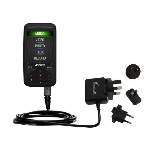 International Wall Charger compatible with the Archos 24 Vision AV24VB