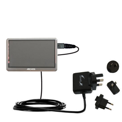 International Wall Charger compatible with the Archos 43 Vision A43VB