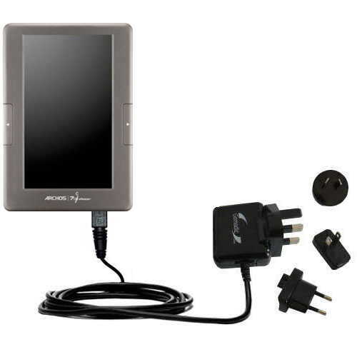 International Wall Charger compatible with the Archos 70c eReader