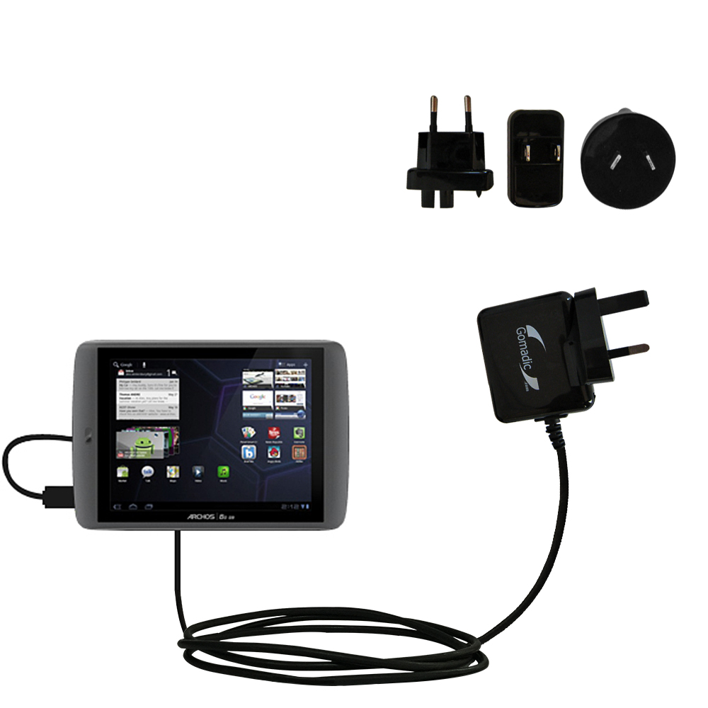 International Wall Charger compatible with the Archos 80 G9