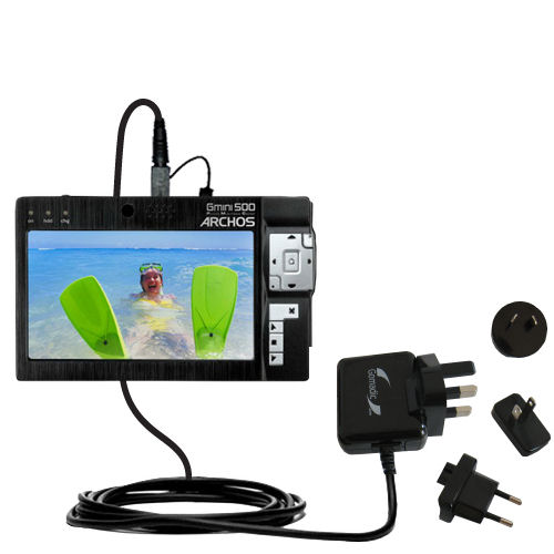 International Wall Charger compatible with the Archos Gmini 500