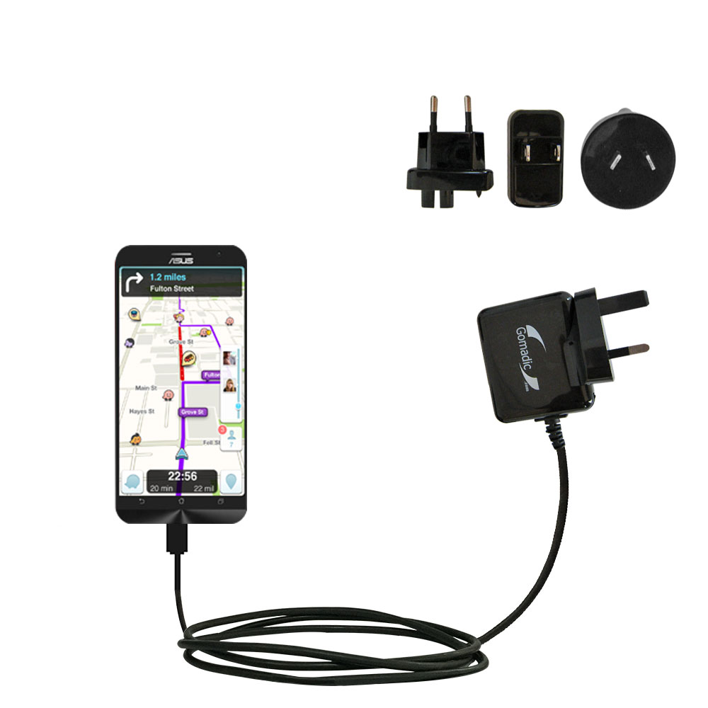 International Wall Charger compatible with the Asus ZenFone 2