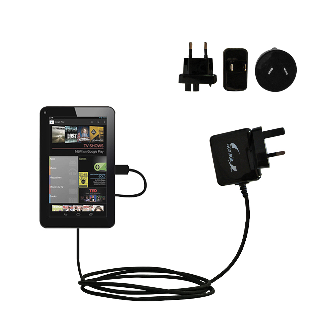 International Wall Charger compatible with the Azpen A701
