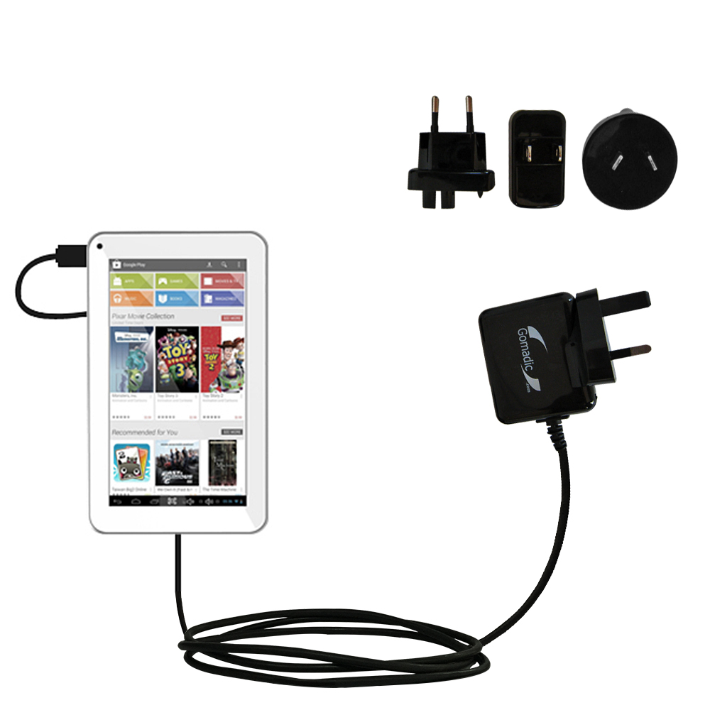 International Wall Charger compatible with the Azpen A720 / A721