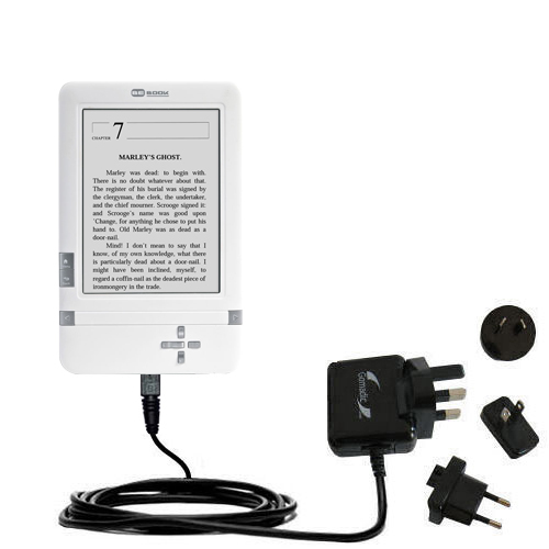 International Wall Charger compatible with the BeBook Club
