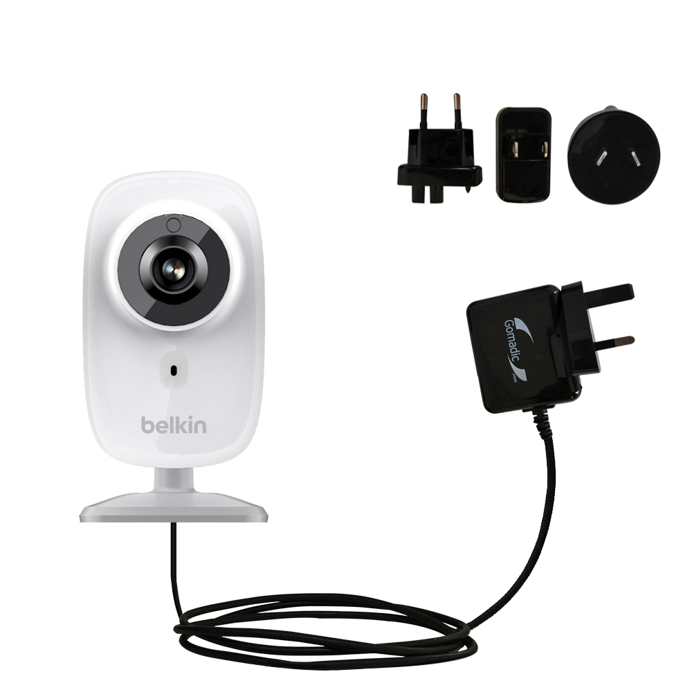 International Wall Charger compatible with the Belkin NetCam HD