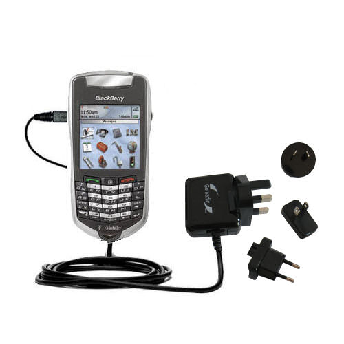 International Wall Charger compatible with the Blackberry 7105t