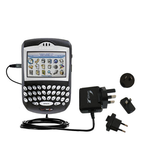 International Wall Charger compatible with the Blackberry 7250