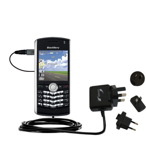 International Wall Charger compatible with the Blackberry 8120