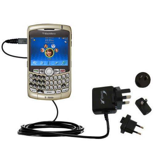 International Wall Charger compatible with the Blackberry 8320