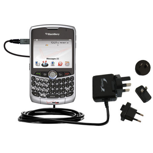 International Wall Charger compatible with the Blackberry 8300 8310 8320 8330