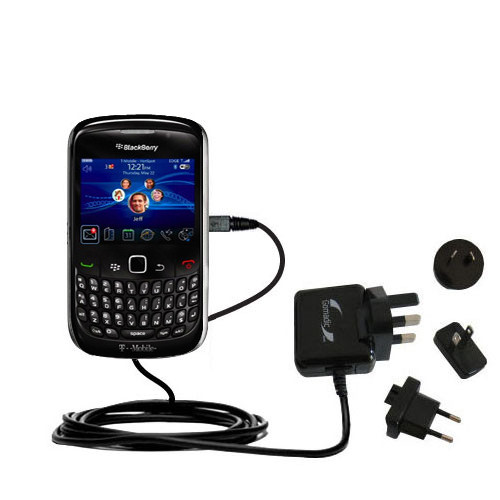 International Wall Charger compatible with the Blackberry 8530