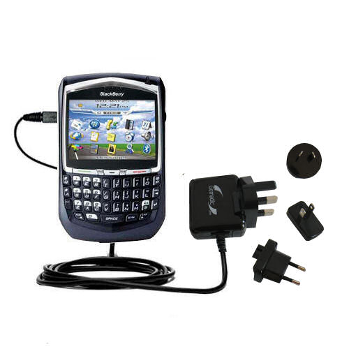 International Wall Charger compatible with the Blackberry 8700 8700g 8700e 8700r