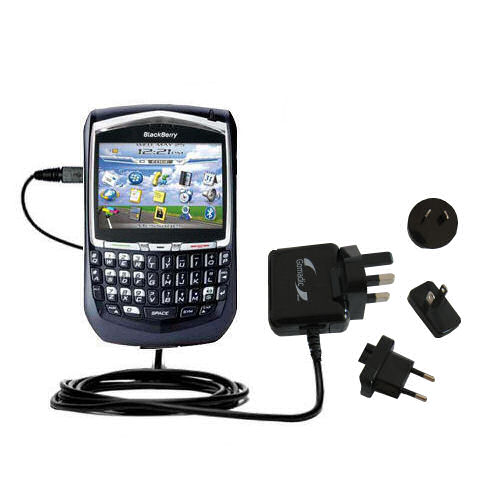 International Wall Charger compatible with the Blackberry 8703e
