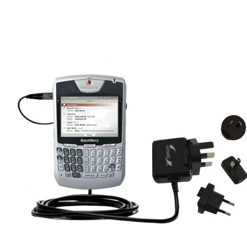 International Wall Charger compatible with the Blackberry 8707v