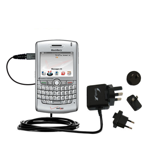 International Wall Charger compatible with the Blackberry 8800 8820 8830