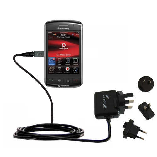 International Wall Charger compatible with the Blackberry 9550 9530 9520 9570