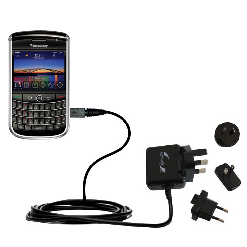 International Wall Charger compatible with the Blackberry 9630