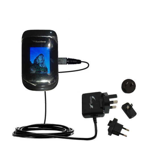 International Wall Charger compatible with the Blackberry 9670