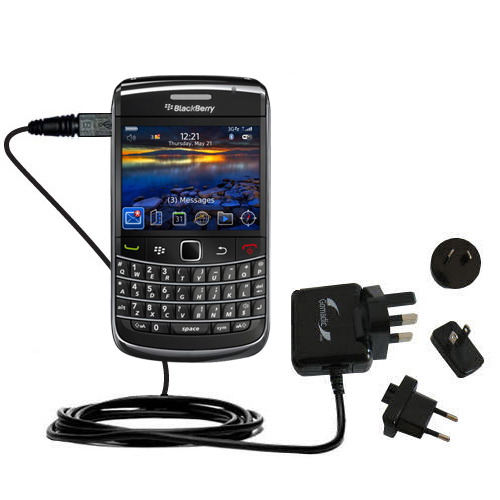 International Wall Charger compatible with the Blackberry 9700
