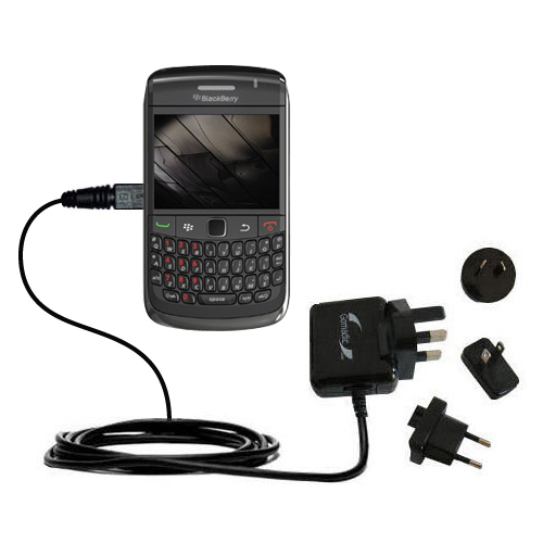International Wall Charger compatible with the Blackberry Apollo