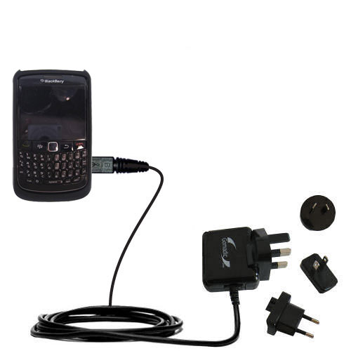 International Wall Charger compatible with the Blackberry Atlas 8910
