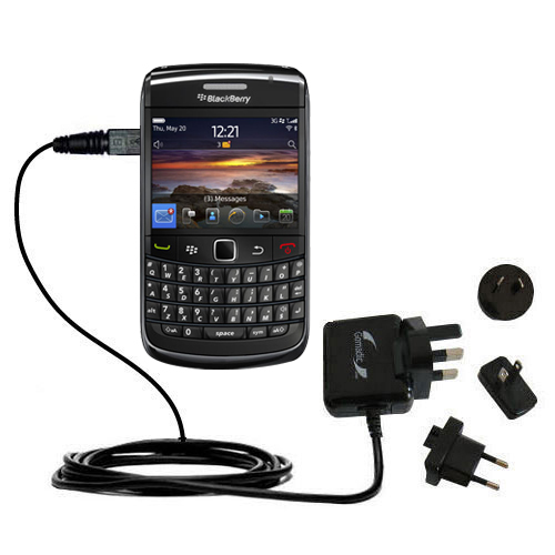 International Wall Charger compatible with the Blackberry Bold 9780
