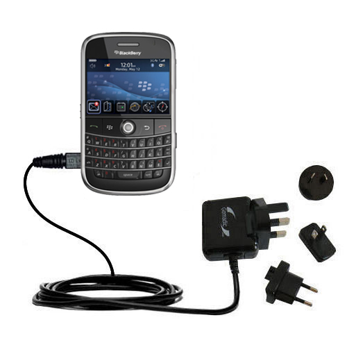 International Wall Charger compatible with the Blackberry Bold 9900