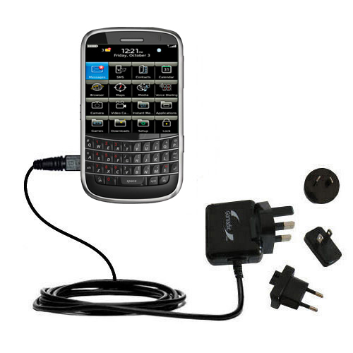 International Wall Charger compatible with the Blackberry Bold Touch