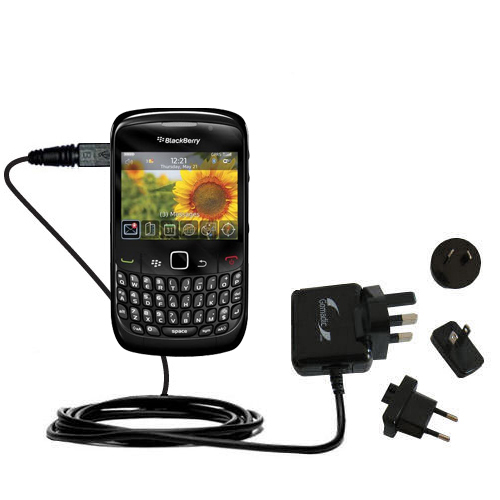 International Wall Charger compatible with the Blackberry Curve 8500
