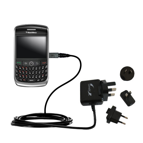 International Wall Charger compatible with the Blackberry Curve 8930