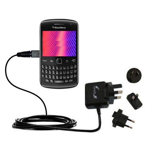 International Wall Charger compatible with the Blackberry Curve 9350